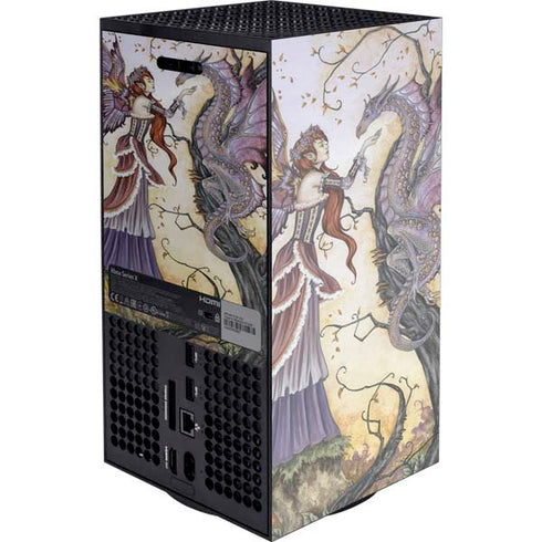 Amy Brown Dragon Charmer Fairy Xbox Series X Console Skin