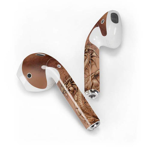 Tom Wood Dragon Parchment Apple AirPods 2 Skin