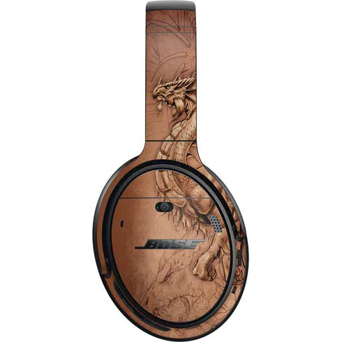 Tom Wood Dragon Parchment Bose QuietComfort 35 II Headphones Skin