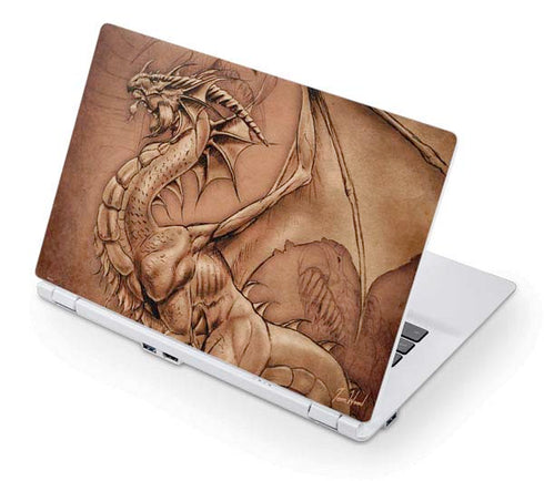 Tom Wood Dragon Parchment Acer Chromebook Skin