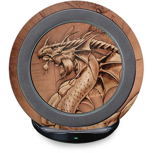 Tom Wood Dragon Parchment Fast Charge Wireless Charging Stand Skin