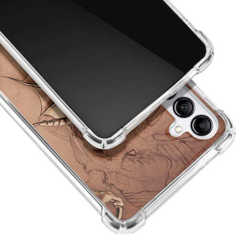 Tom Wood Dragon Parchment Galaxy A14 5G Clear Case