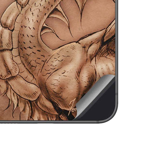 Tom Wood Dragon Parchment Galaxy A14 5G Skin