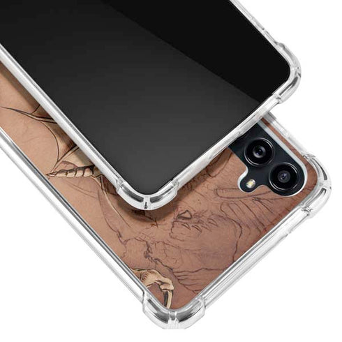 Dragon Parchment by Tom Wood Galaxy A54 5G Clear Case