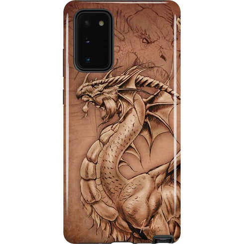 Tom Wood Dragon Parchment Galaxy Note20 5G Pro Case