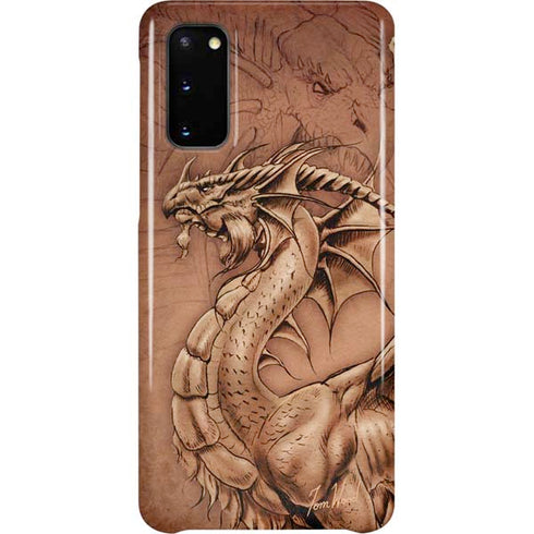 Tom Wood Dragon Parchment Galaxy S20 Lite Case