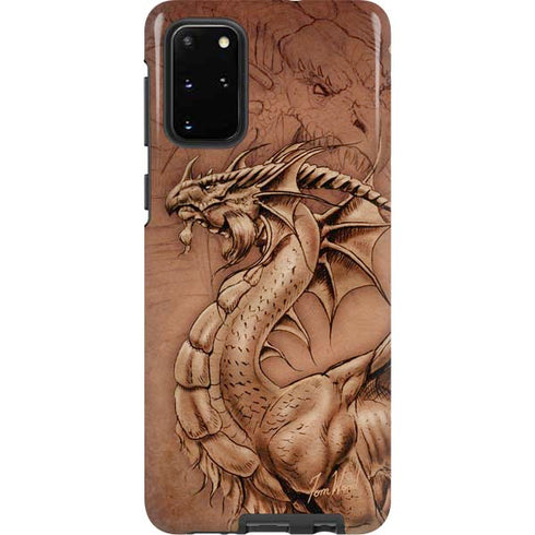 Tom Wood Dragon Parchment Galaxy S20 Plus Pro Case