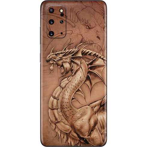 Tom Wood Dragon Parchment Galaxy S20 Plus Skin