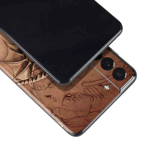 Tom Wood Dragon Parchment Galaxy S21 5G Skin