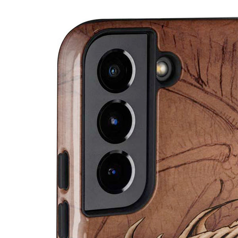 Tom Wood Dragon Parchment Galaxy S22 Plus Pro Case