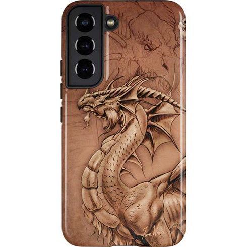 Tom Wood Dragon Parchment Galaxy S22 Pro Case