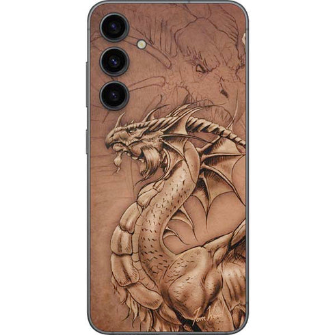 Dragon Parchment by Tom Wood Galaxy S23 FE Skin