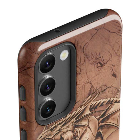 Tom Wood Dragon Parchment Galaxy S23 Plus Pro Case