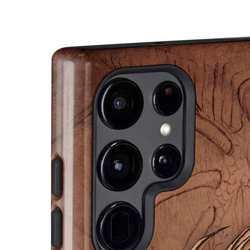 Dragon Parchment by Tom Wood Galaxy S24 Ultra Impact Case