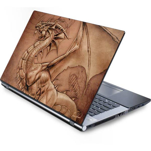 Tom Wood Dragon Parchment Generic Laptop Skin