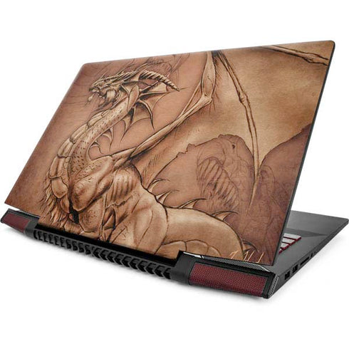 Tom Wood Dragon Parchment Lenovo IdeaPad Skin