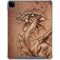 Tom Wood Dragon Parchment iPad Pro 12.9in (2020) Clear Case
