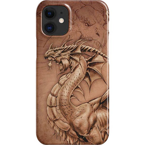 Tom Wood Dragon Parchment iPhone 12 Mini Lite Case