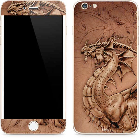 Tom Wood Dragon Parchment iPhone 6/6s Plus Skin