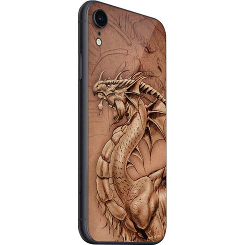 Tom Wood Dragon Parchment iPhone SE (2nd & 3rd Gen) Skin