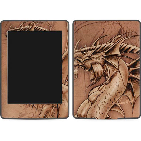 Tom Wood Dragon Parchment Amazon Kindle Skin