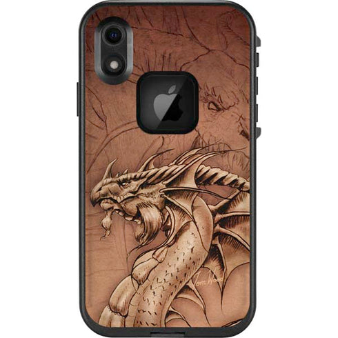 Tom Wood Dragon Parchment LifeProof Fre iPhone Skin