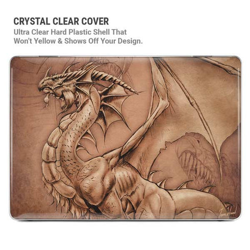 Dragon Parchment by Tom Wood MacBook Air 15in (2023-2025) Case plus Skin