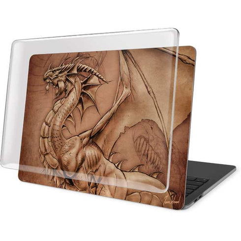 Tom Wood Dragon Parchment MacBook Pro 16in (2019-20) Case plus Skin