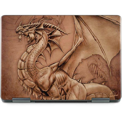 Tom Wood Dragon Parchment Notebook 9 Pro 13in (2017) Skin