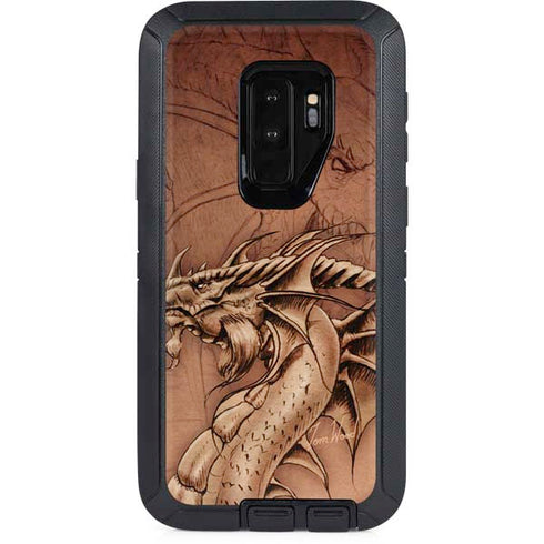 Tom Wood Dragon Parchment Otterbox Defender Galaxy Skin