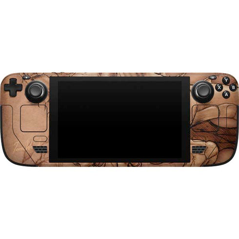Tom Wood Dragon Parchment Steam Deck Handheld Gaming Computer Skin