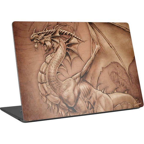 Tom Wood Dragon Parchment Surface Laptop 4 15in Skin