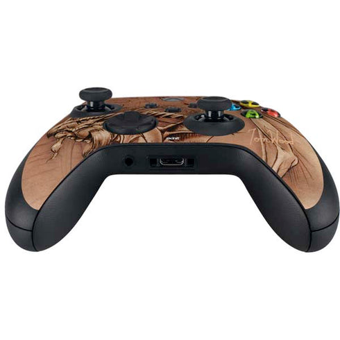 Tom Wood Dragon Parchment Xbox Series X Controller Skin
