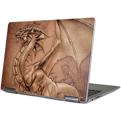Tom Wood Dragon Parchment Yoga 710 14in Skin