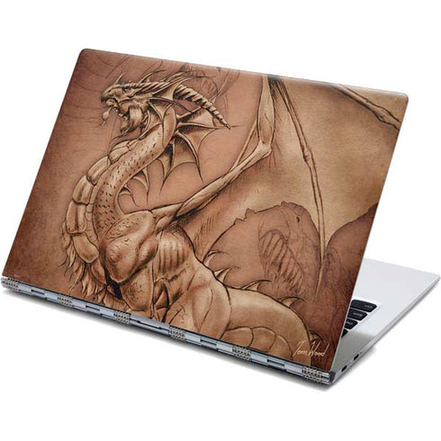 Tom Wood Dragon Parchment Yoga 910 2-in-1 14in Touch-Screen Skin
