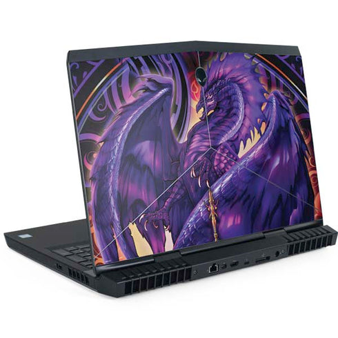 Dragonblade Netherblade Purple by Ruth Thompson Dell Alienware Skin