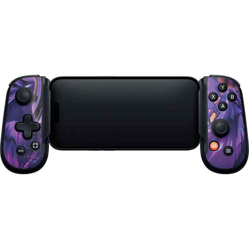 Dragonblade Netherblade Purple by Ruth Thompson Backbone One for iPhone Game Controller Skin