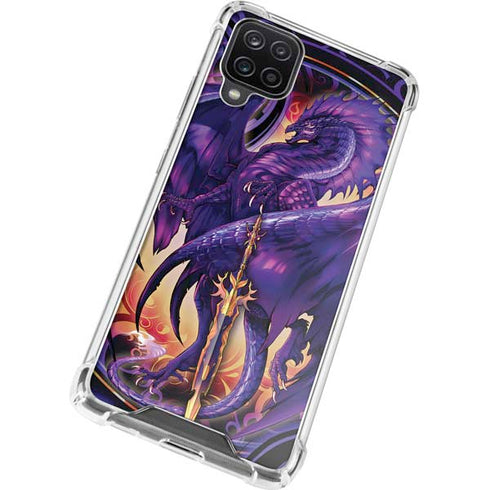 Ruth Thompson Dragonblade Netherblade Purple Galaxy A12 Clear Case