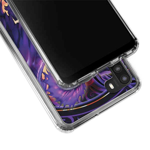 Ruth Thompson Dragonblade Netherblade Purple Galaxy A21 Clear Case