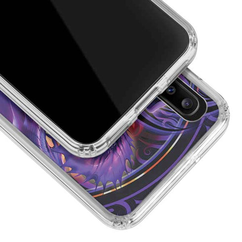 Ruth Thompson Dragonblade Netherblade Purple Galaxy A30 Clear Case