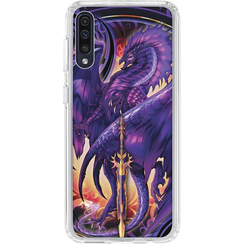 Ruth Thompson Dragonblade Netherblade Purple Galaxy A50 Clear Case