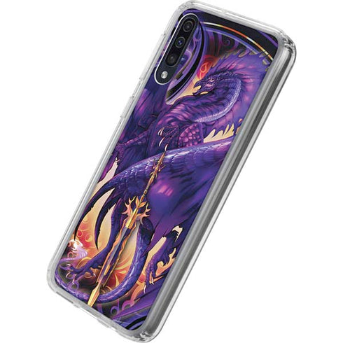 Ruth Thompson Dragonblade Netherblade Purple Galaxy A50 Clear Case