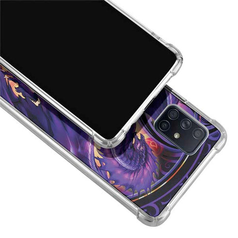 Ruth Thompson Dragonblade Netherblade Purple Galaxy A51 5G Clear Case