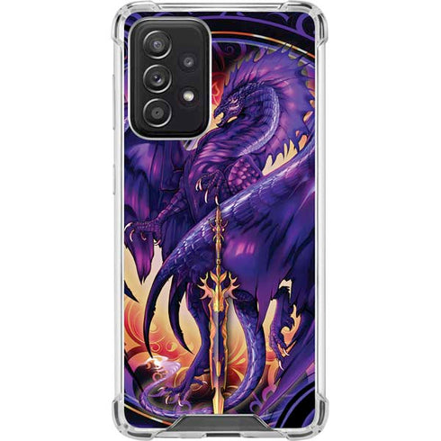 Ruth Thompson Dragonblade Netherblade Purple Galaxy A52 5G Clear Case