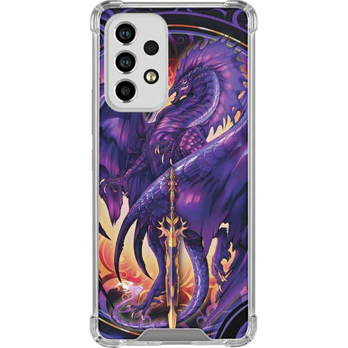 Ruth Thompson Dragonblade Netherblade Purple Galaxy A53 5G Clear Case