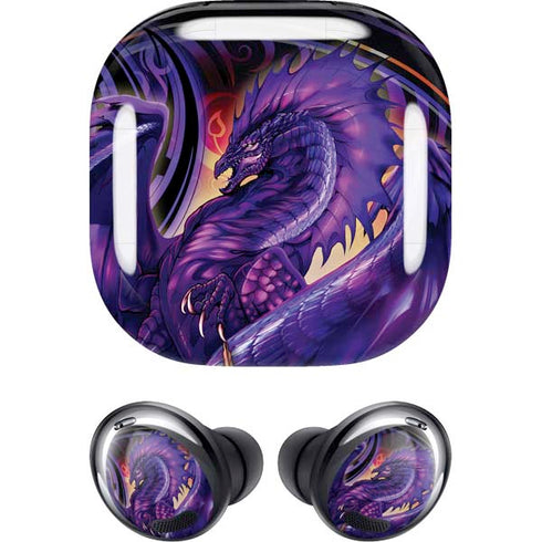 Ruth Thompson Dragonblade Netherblade Purple Galaxy Buds Pro Skin