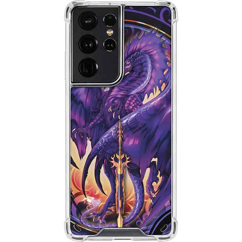 Ruth Thompson Dragonblade Netherblade Purple Galaxy S21 Ultra 5G Clear Case