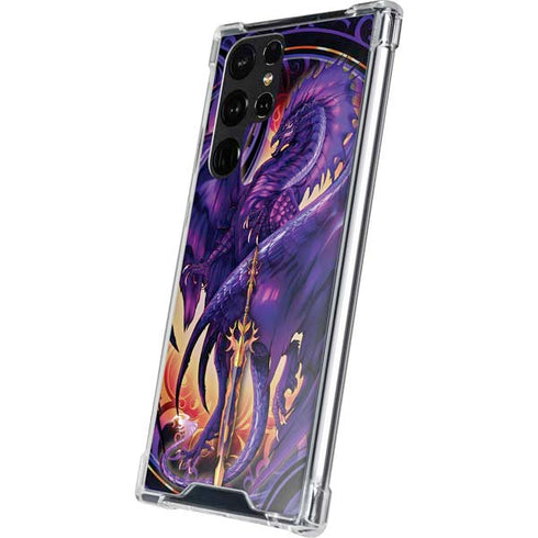 Ruth Thompson Dragonblade Netherblade Purple Galaxy S22 Ultra Clear Case