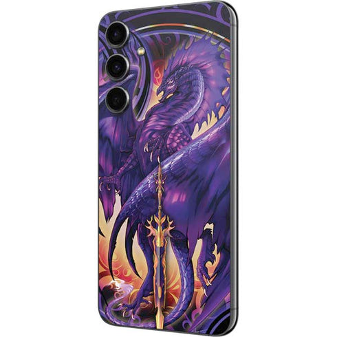 Dragonblade Netherblade Purple by Ruth Thompson Galaxy S23 FE Skin