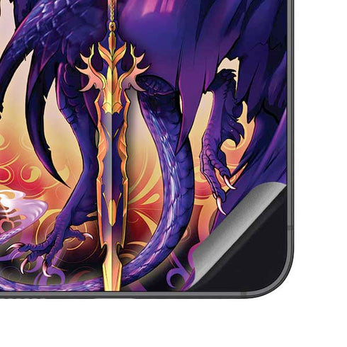Dragonblade Netherblade Purple by Ruth Thompson Galaxy S23 FE Skin